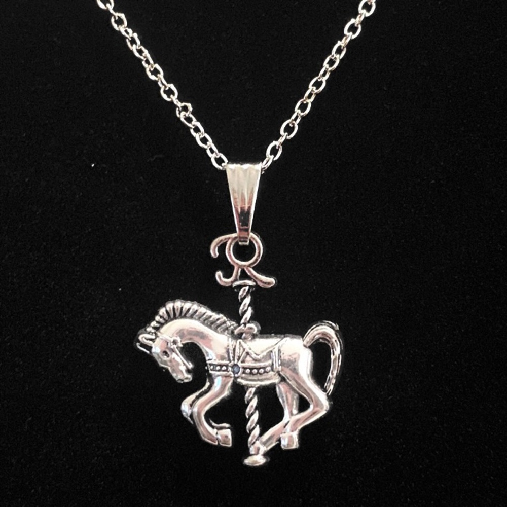 Carousel Horse Necklace